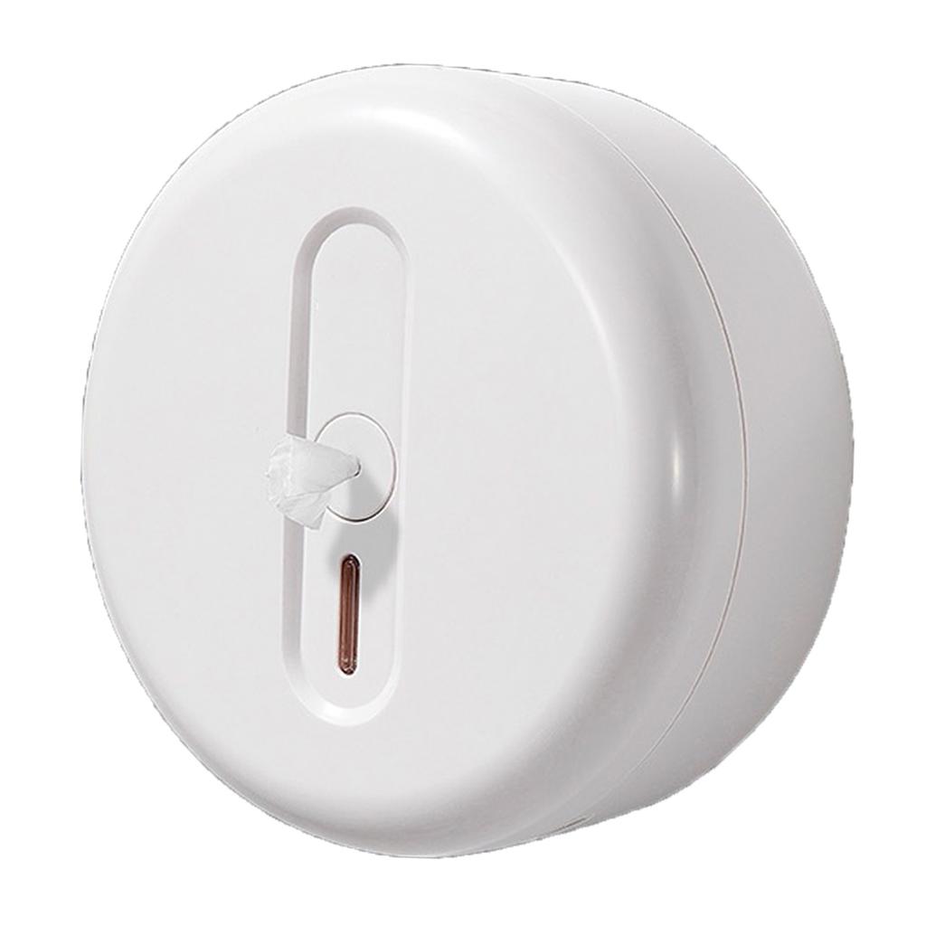 Roll Toilet Paper Holder Plastic Bath Tissue Dispenser Wall Mount for Bathroom Hotel Shopping Malls