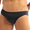 Men Breathable Ice Silk Triangle Bikinis Briefs Underwear
