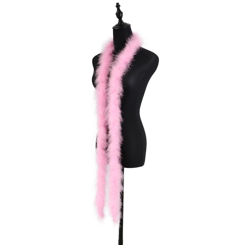 2Meters Colorful Marabou Turkey Feathers Boa 20G High Quality Plumes Shawl For Home Party Wedding Dress Decoration Feather Scarf