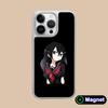 Akame Kurome Silver Plating Magsafe Mobile Phone Case for iPhone 17 16 15 14 13 12 11 Air Pro Max Plus Colorful Cover