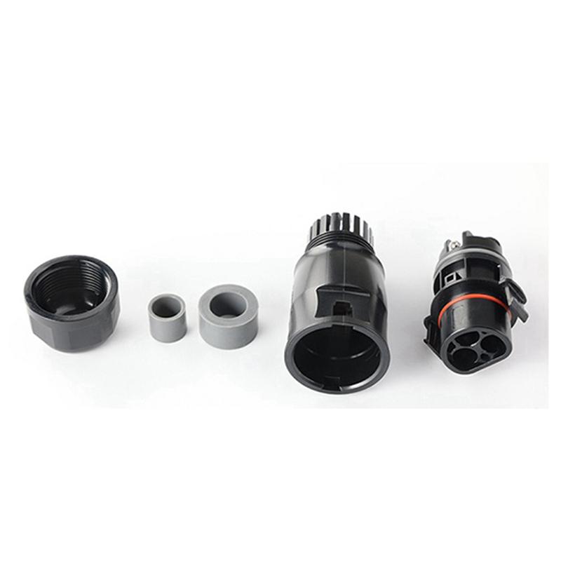 2X Solar PV Connector Plug Waterproof IP68 4000V 40A For Solar PV System Panel Parallel Protection Kit LY01-Male-B61B