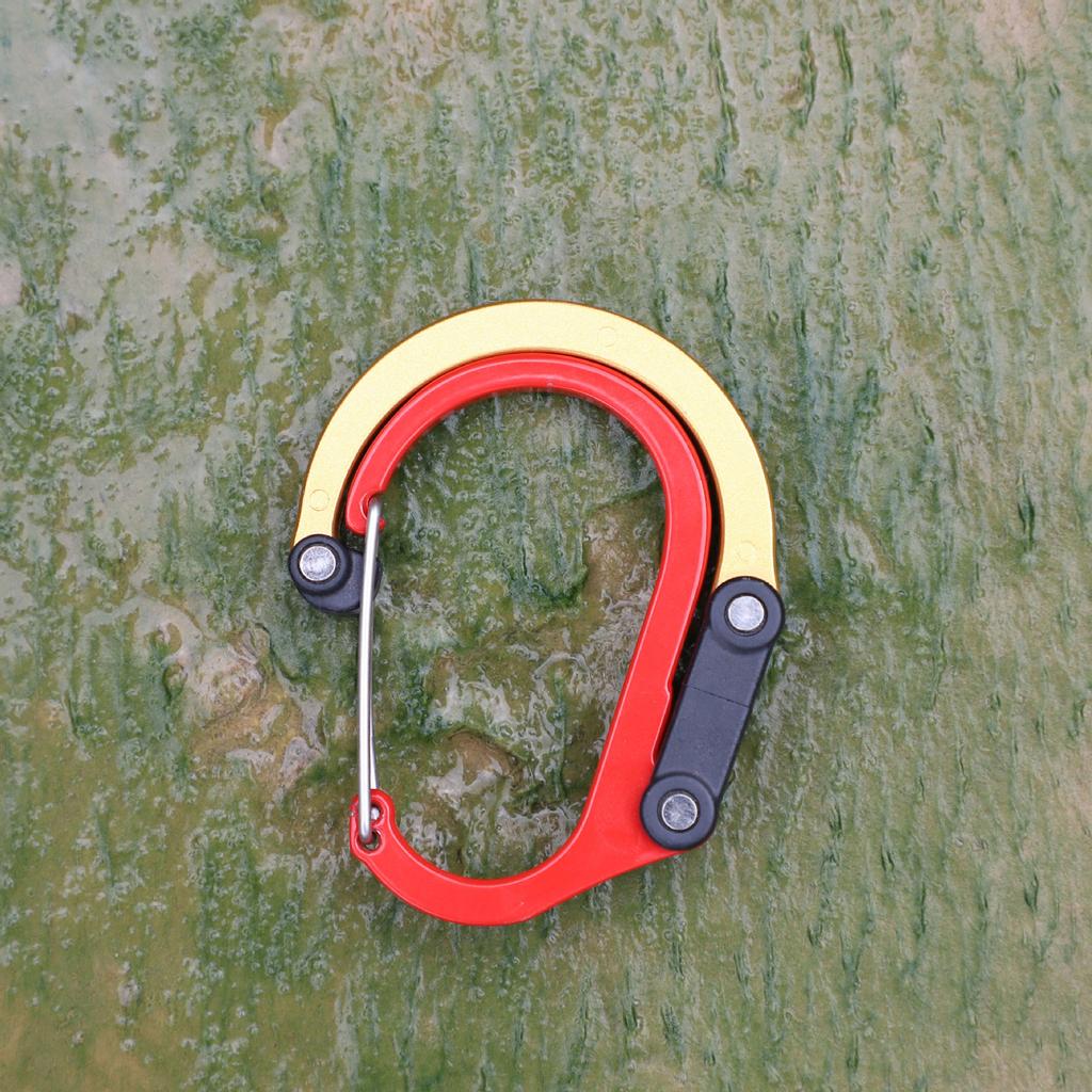 Carabiner Clip and Hook Rotating Hook Strong Clips Climb Hook Clip Backpack Keychain for Camping, Hiking, Outdoor