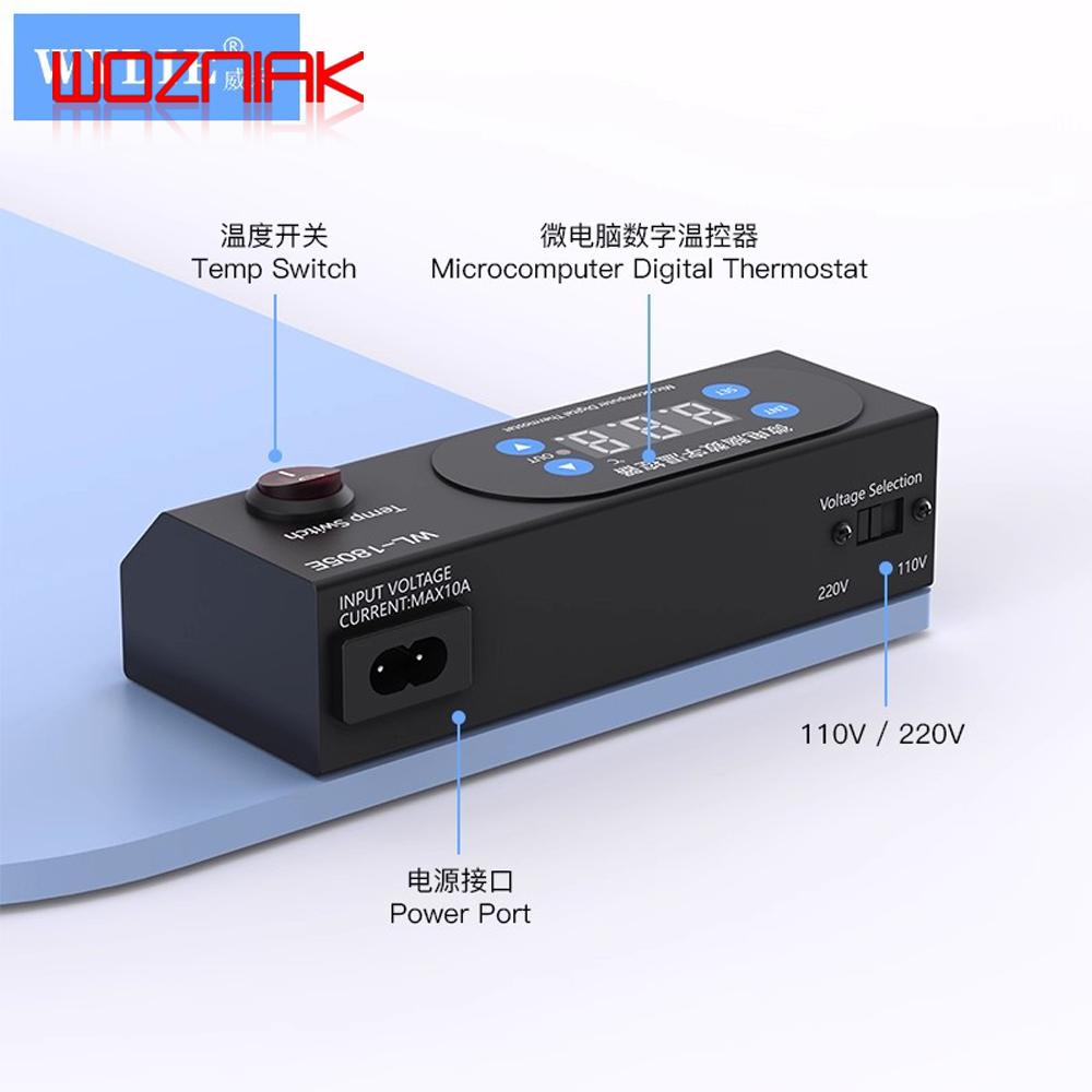 WYLIE WL-1805E LCD Dismantling Treasure Electric Heating Mat Screen Separator Removal Machine For Mobile Phones Pad Repair Tool