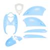 Yamaha Vino SA26J SA37J Exterior Set 8 Pieces Pastel Blue X White Vino Yamaha VINO YAMAHA Bike Parts Center 4-stroke