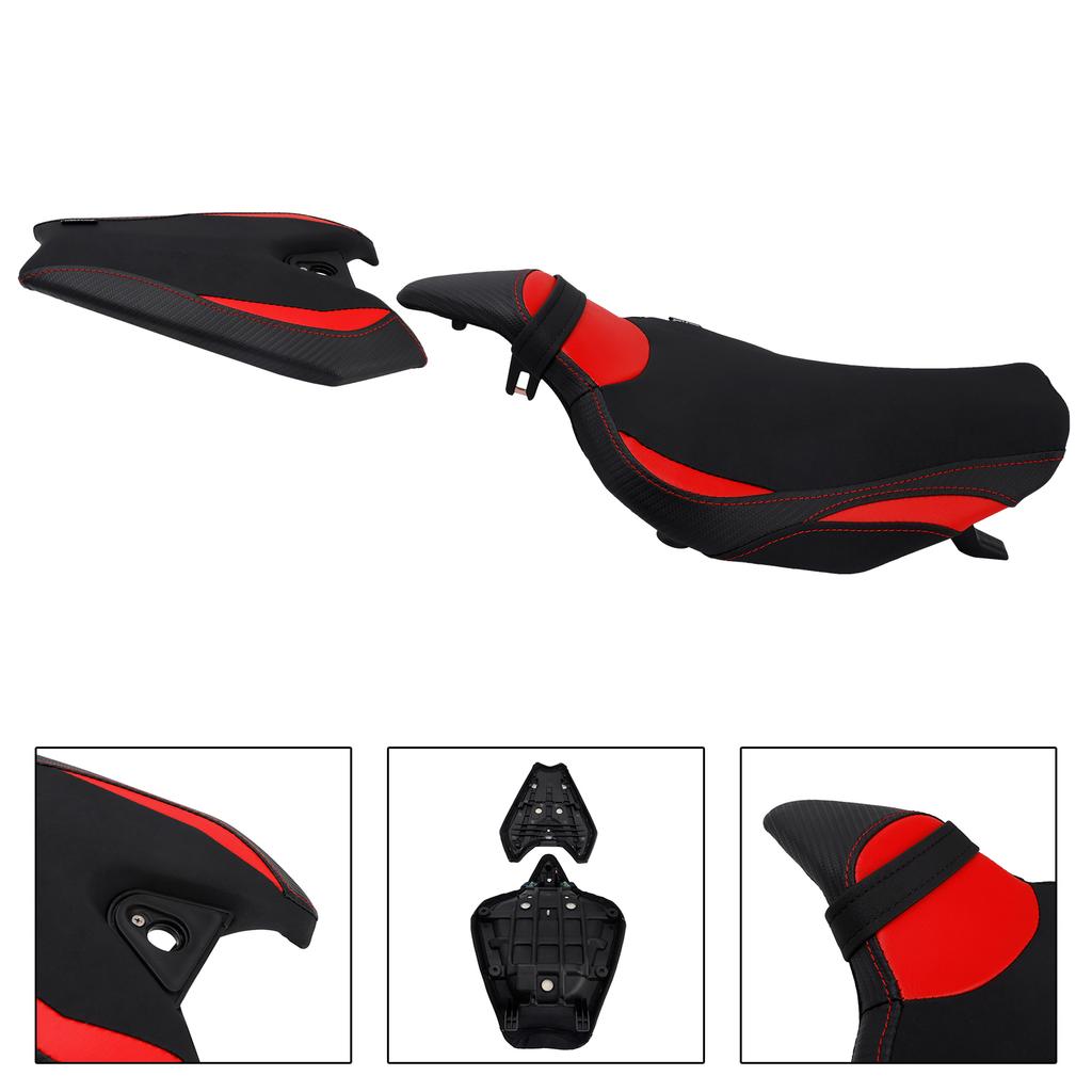 Front&Rear Raider Passenger Cushion Kit Red For Kawasaki Z1000 2014-2025 2024