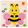 Children's Animal Jigsaw Puzzle 1 3 Years Old Wooden Early Education Jigsaw Puzzle 6 Piece Set