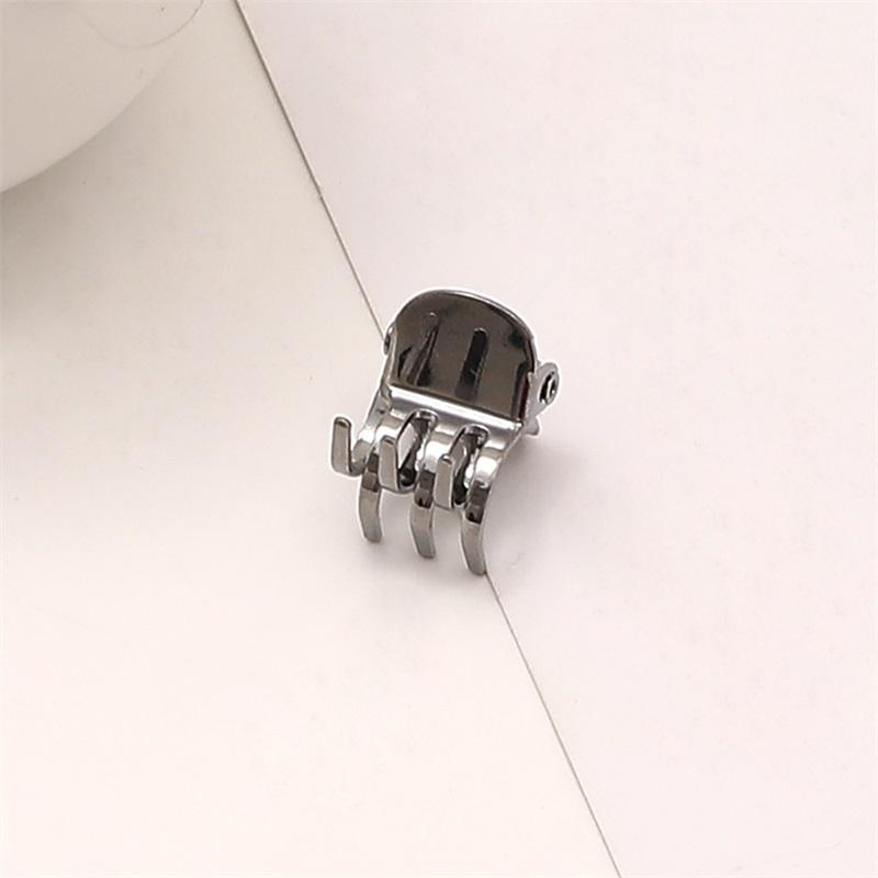 Fashion Women Hair Claw Small 1.5cm Metal Hair Clips Colorful Solid Color Cute Claw Clip Girls Hair Accessories Hair Clip New