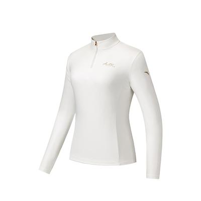 Simple Comfortable Stand Collar Fashion Letter Versatile Long Sleeve Knit Sweater Women Tops 162547403-1