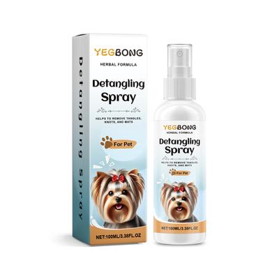 Yegbong Anti-Verhedderungs-Spray für Hunde, verhindert Verfilzen und macht das Fell glatt und flauschig