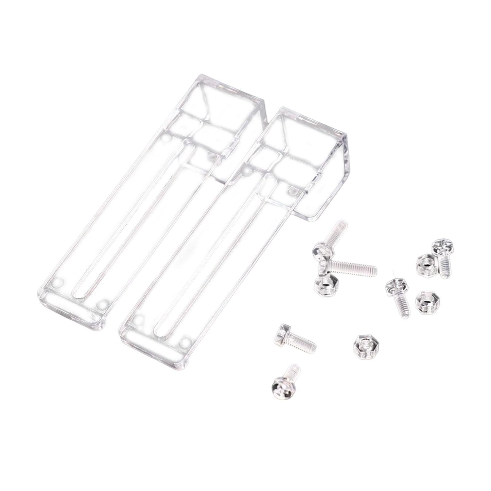 

2x Гак для розплідного ящика для риб Гак для ізоляційної коробки акваріума Гак для інкубатора-розплідника з гвинтами для мальків Клоунів чистий