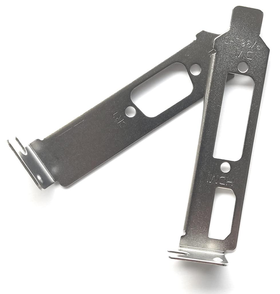 Lågprofilfäste för grafikkort HDMI DVI VGA-kompatibelt grafikkort