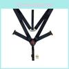 Premium Abs Material Car Child Safety Seat Belt Accessory Set With Shoulder Strap Cover 5-point Safety Belt Kit