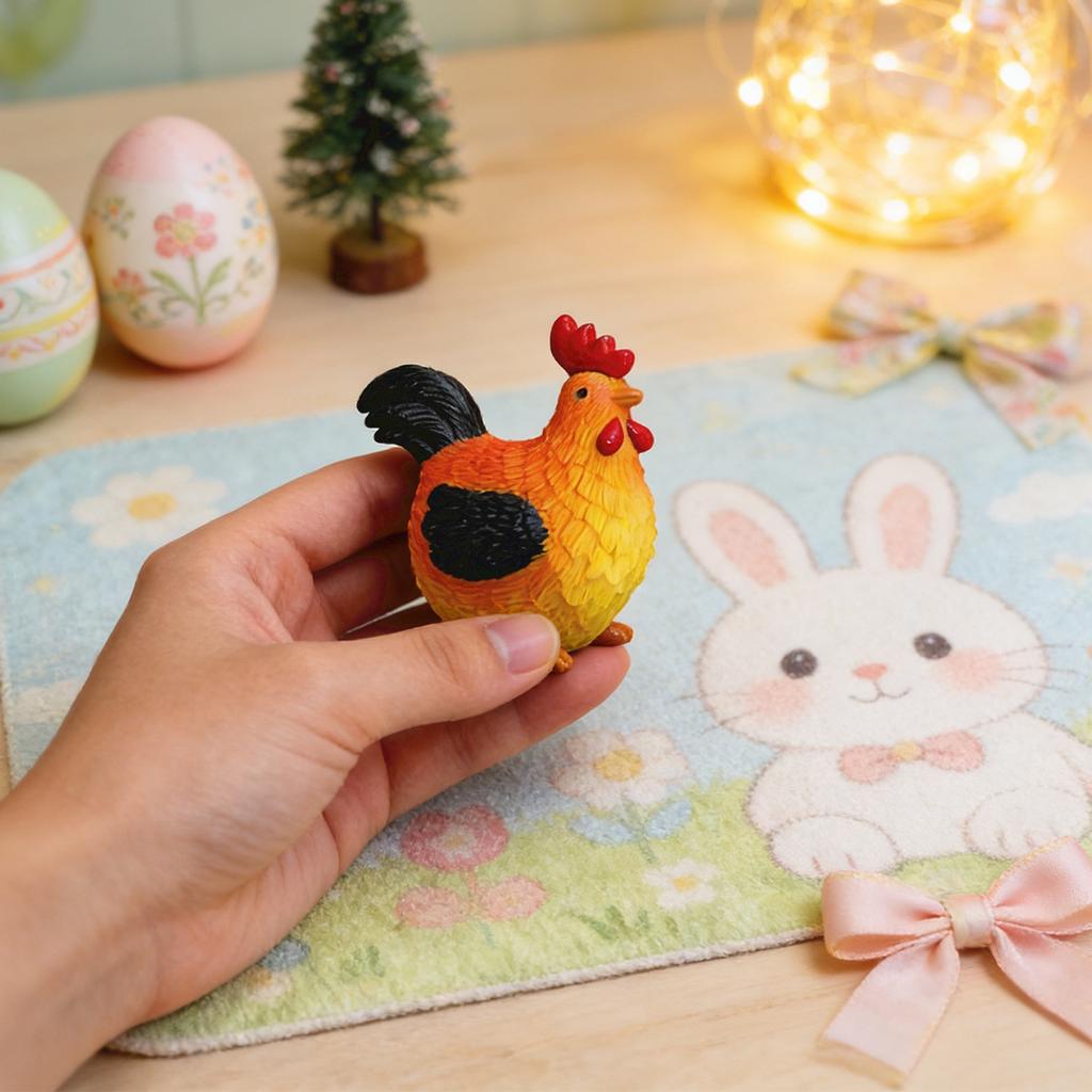 Easter Independent Adorable Chick Set Indoor/Outdoor Decorative Resin Ornament