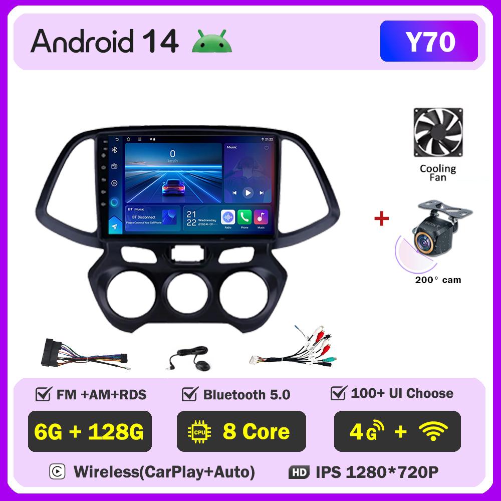 For Hyundai Santro Atos 2018 2019 Car Radio Player Car Carplay Screen Autoradio Mirror Link Car Intelligent Systems Touch Screen