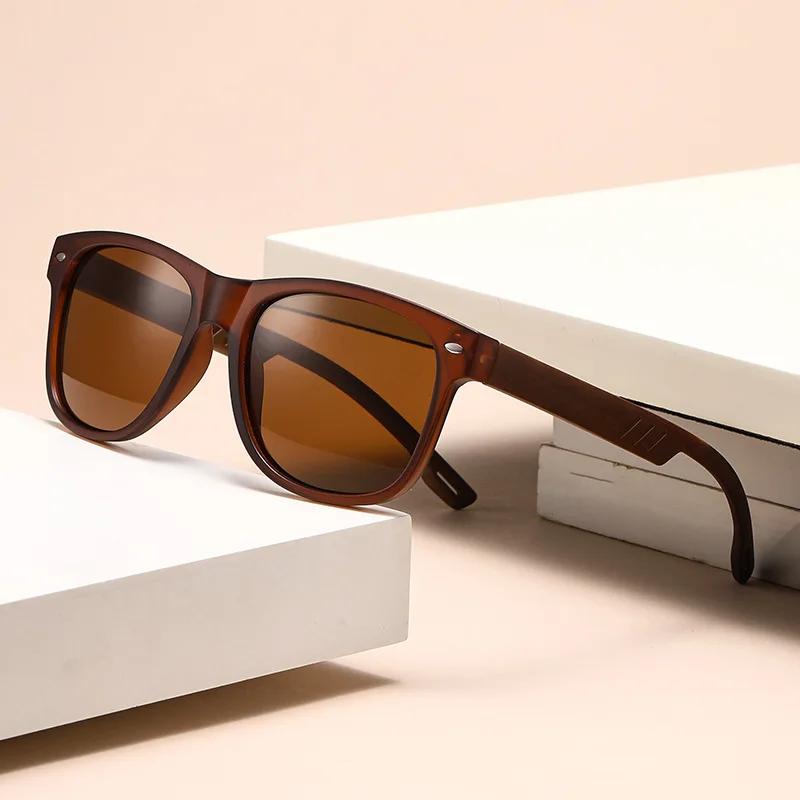 Men Women Wooden Spring Leg Sunglasses Fashion Retro UV400 Protection Sun Glasses Outdoor Driving Sports Eyewear Shades