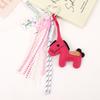 Cartoon Zodiac Pony Bag Pendant Leather Chinese New Year Gift Kawaii Horse Keychain  Backpack