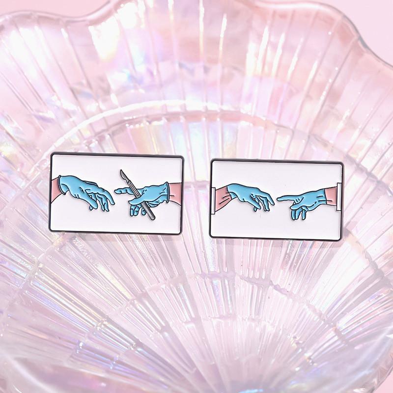 Vibrant Cartoon Themed Brooch With Adjustable Design Perfect For Daily Wear