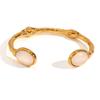 Oval Open Irregular Bracelet for Women, A Unique and Niche Wrist Accessory, Versatile Commuting Fashion Jewelry Accessory.