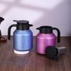 Ice Flower Titanium Handle Stewing Teapot 316 Stainless Steel - Large Capacity Tea and Water Separation