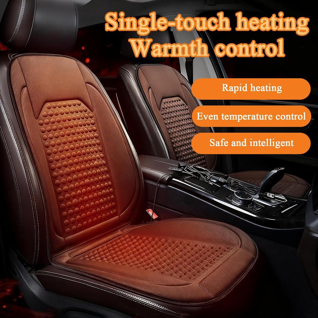 Heated Car Seat Cushion Overheat Protection Pad Heated Seat Cushion Car Accessories For Truck SUV RV Sedan Automotive Van Cold
