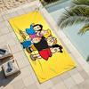 Cartoon The Little Lulu Show Handtuch für Schwimmen Yoga Fitnessstudio Schnelltrocknend Weich und hautfreundlich Strandtücher Ganzjahres