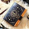 Handmade Leather Book of Shadows: Skull Lovers Journal with Lock
