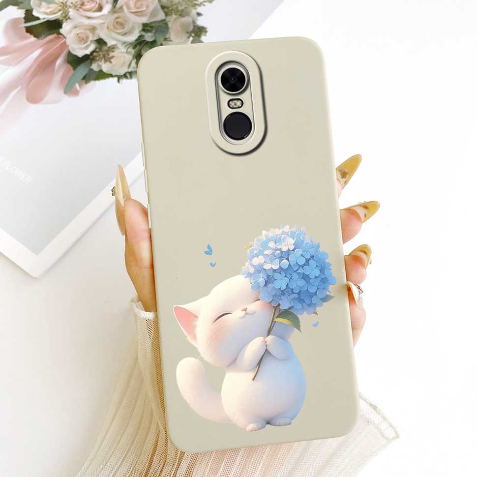 For Xiaomi Redmi 5 Plus (Redmi Note 5) Case Cat Painted Cover Soft Slim Phone Case For Xiaomi Redmi5 Plus 5Plus Note5 Shell