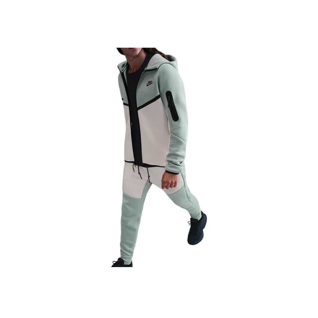 Nike Color Block Hooded Long Sleeve Zip Jacket Men Jackets Light-Green HV0949-020