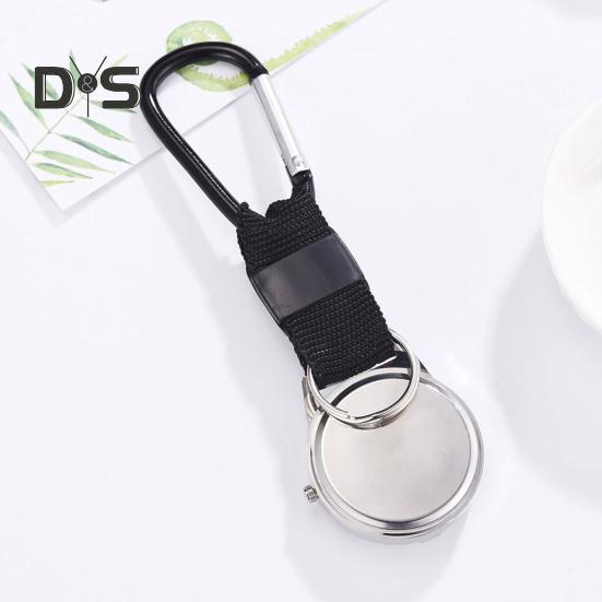 Kompassklokke Høy nøyaktighet Kompass Rund skive Kvartsverk Ingen forsinkelse Tidsfølgende Kraftig krok Sykepleier Midjeklips Klokke Dame Tidsmåler