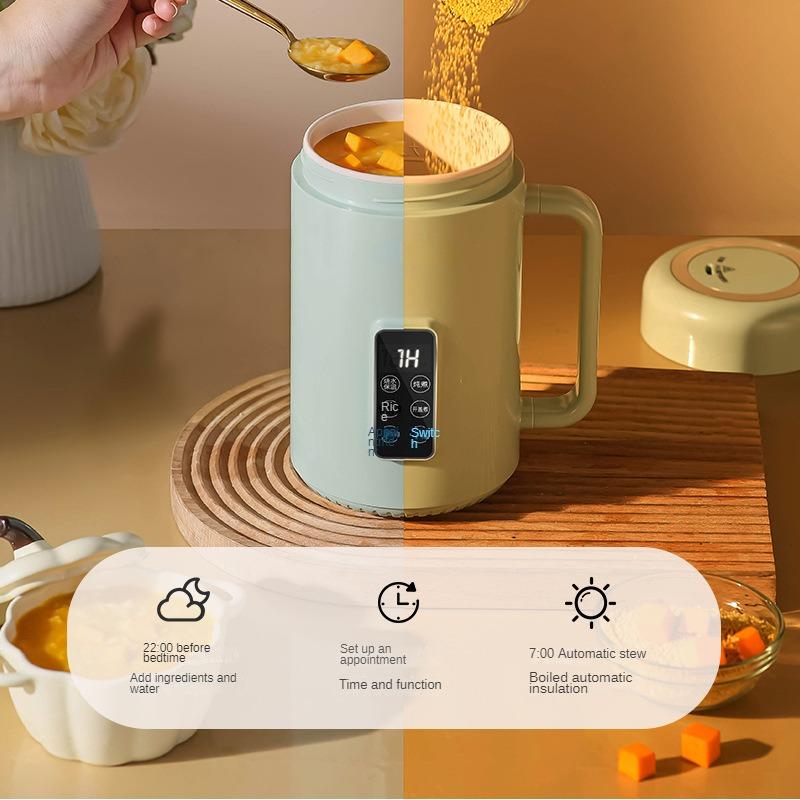 110 В 220 В портативная электрическая чаша для тушения пищи машина для приготовления пищи — фото 6