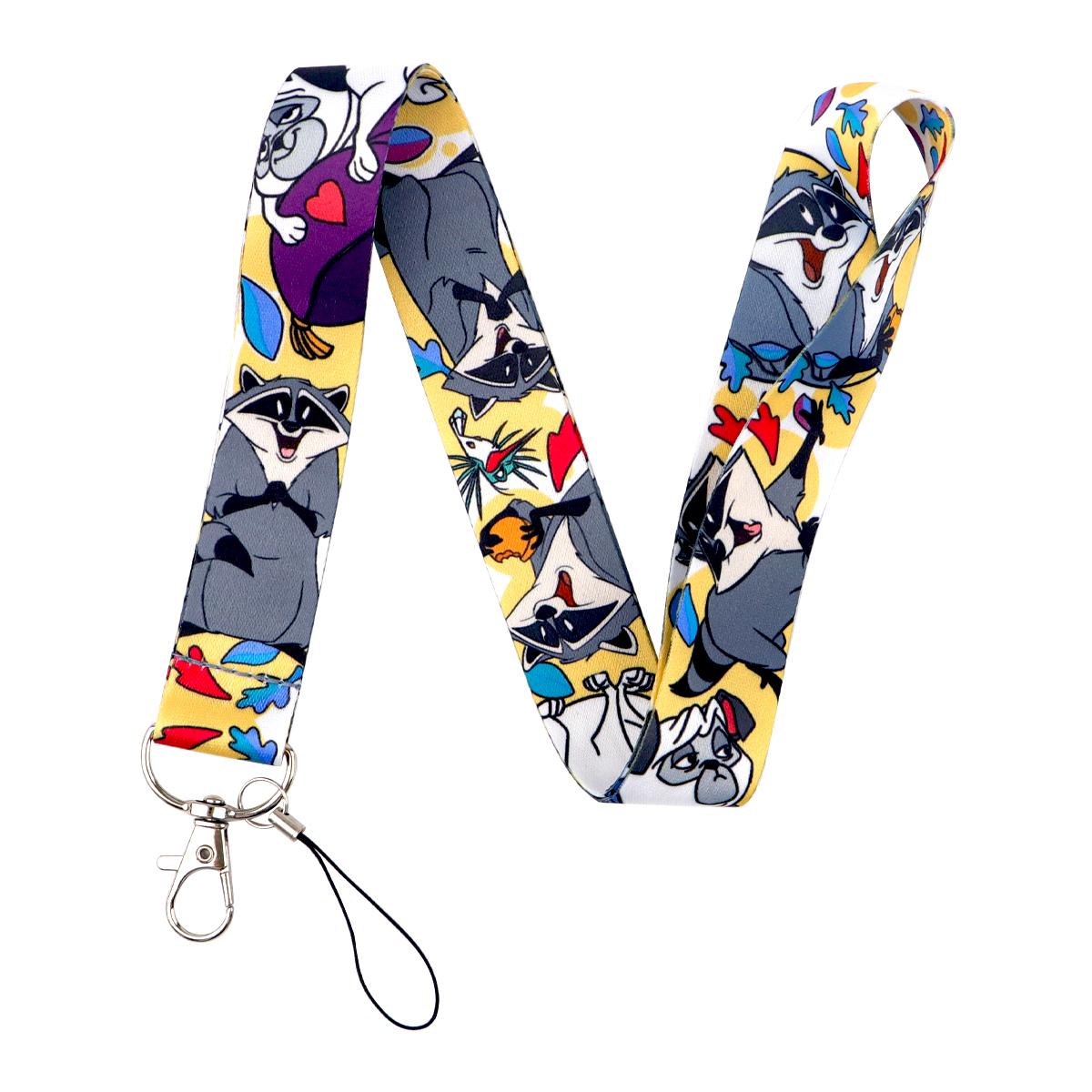 

Cute Animals Lanyard For Keys ID Credit Bank Card Cover Badge Holder Phone Charm Key Lanyard Keychain Accessories