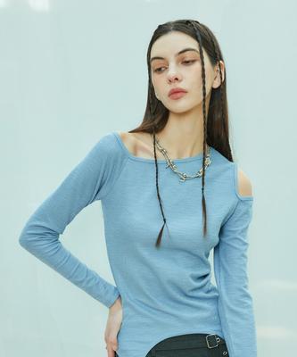 LARTIGENT L9 Unbalance Strap Top(Blue)