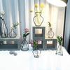 Home Party Decoration Vase Abstract Black Lines Minimalist Abstract Iron Vase