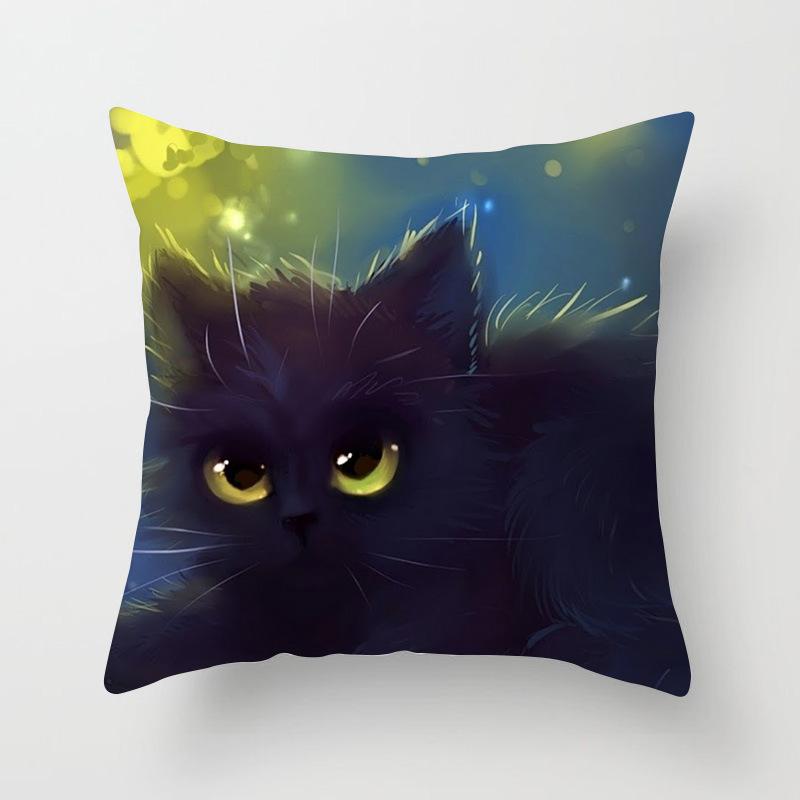 

Cute cartoon cat sofa bed pillowcase 45*45cm