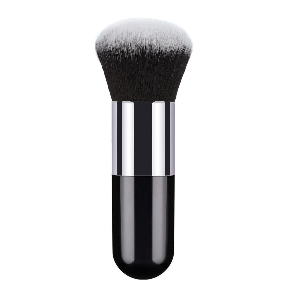 Single small fat pier foundation makeup brush, round head loose powder brush BB cream brush blush brush makeup tool brush
