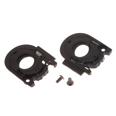 1 par de viseira de capacete base de proteção profissional fácil de instalar substituição com parafusos para mt thunder 4 mt-v-28b sunshade lente