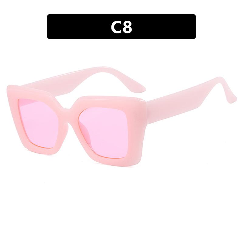Square simple flat mirror women's new glasses frame fashion Internet celebrity ins anti-blue glasses frame