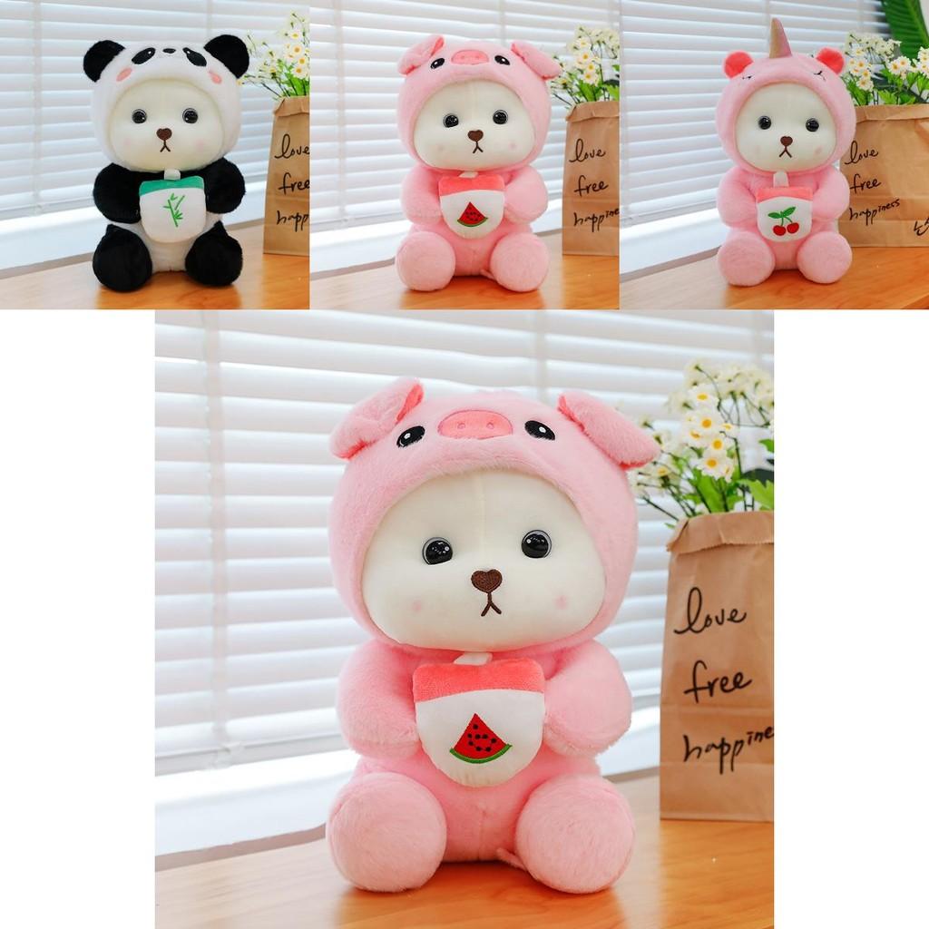 Plush Toy Panda With Short Plush Material For Kids And Collectors
