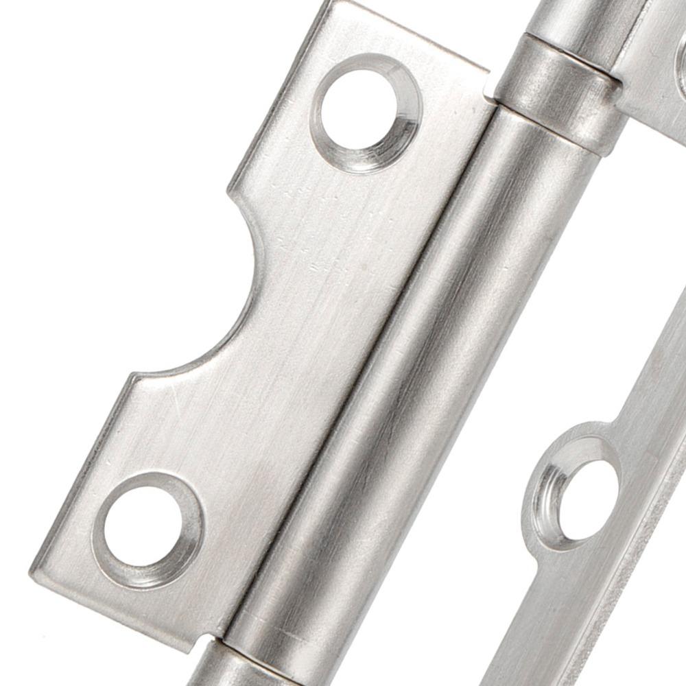 6pcs Stainless Steel Door Hinges Smooth Cabinet Hinges Mute Butterfly Hinges Wardrobe