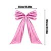 Large Bow with Long Streamers Giant Ribbon Tie for Christmas tree door window wall Decoration birthday party wedding Backdrop