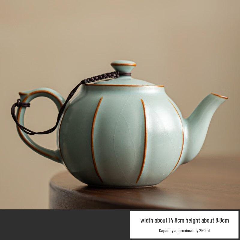 Шанци Дыня Ребристый Керамический Чайник