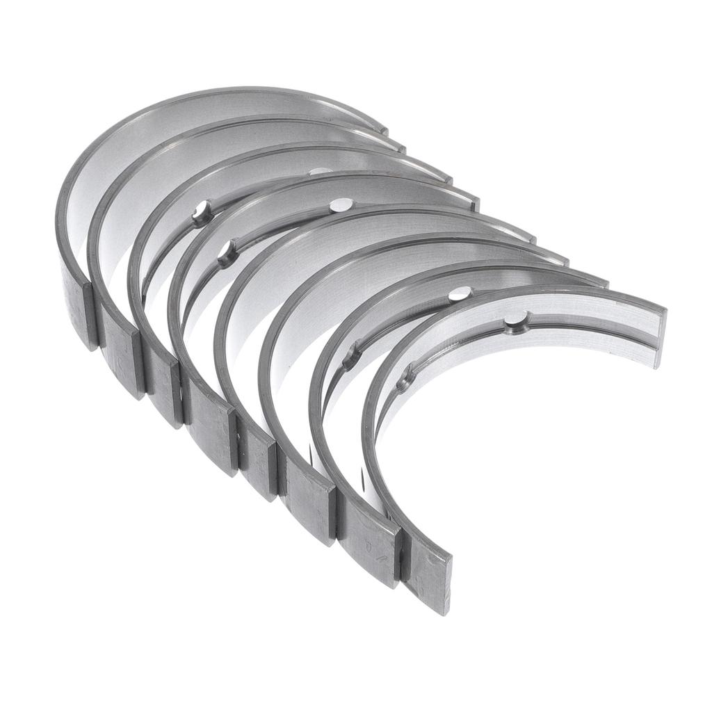 Motoforti Compatible with Toyota Tundra 2005-2014 Engine Crankshaft Main Bearing Metal Silver Tone Set of 8