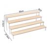 Collectibles Display Acrylic Display Rack Wooden Ladder Rack