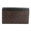 Coach Borsa a tracolla in tela e pelle con stampa monogramma C classica, catena staccabile, borse da donna, nero 24280-IMAA8