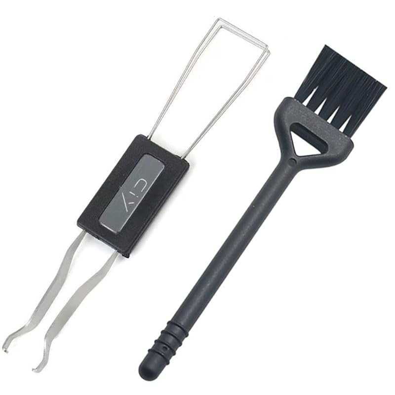 

key top removal tool keycap puller mechanical keyboard extraction tool dual use mechanical keyboard Removal tool replacement Comes with cleaning brush