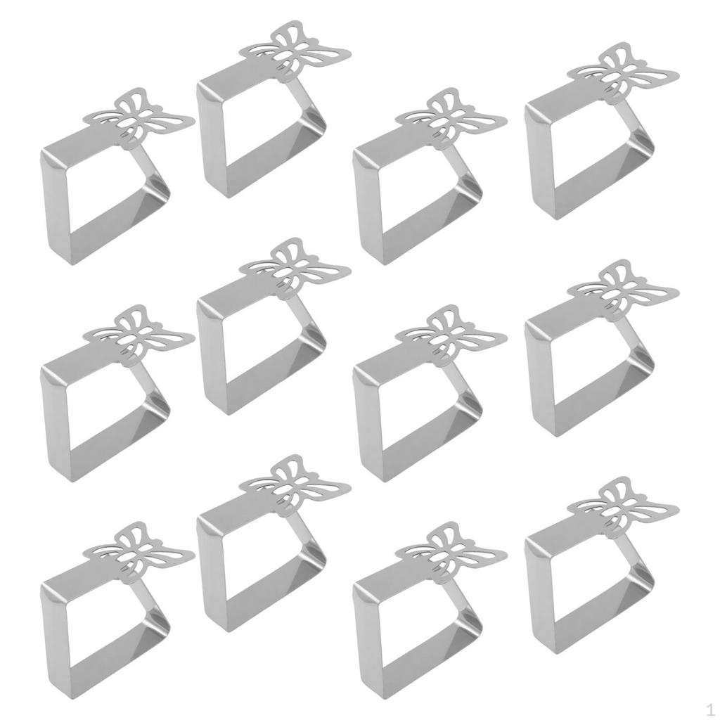 12 Pack Picnic Tablecloth Clips, Clips for Outdoor