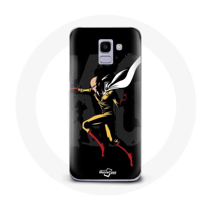 Coque Samsung GALAXY J6 2018 One Punch man Super Saitama