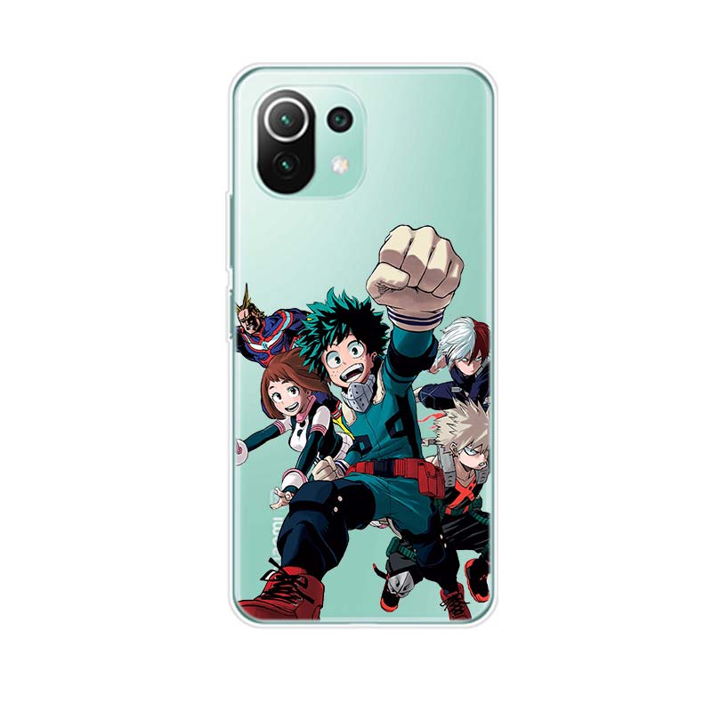 

Мягкий силиконовый чехол Boku My Hero Academia для Xiaomi Mi Note 11 11i 10i 10T 10 9T 9 SE Lite Pro Ultra Phone Case Xiaomi 9 Lite
