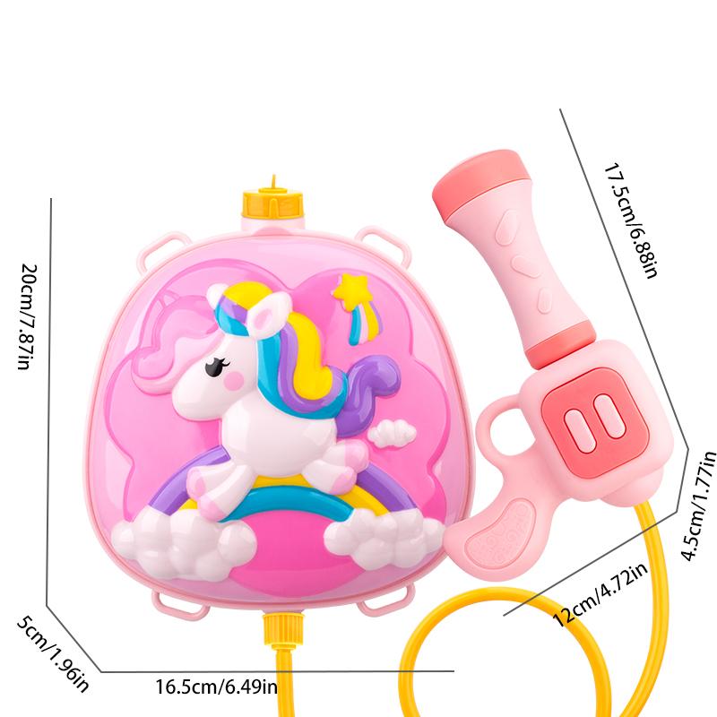 Children's water gun splashing toys Backpack water gun Summer beach toys Water fight Boys girls Backpack water gun outing toys C