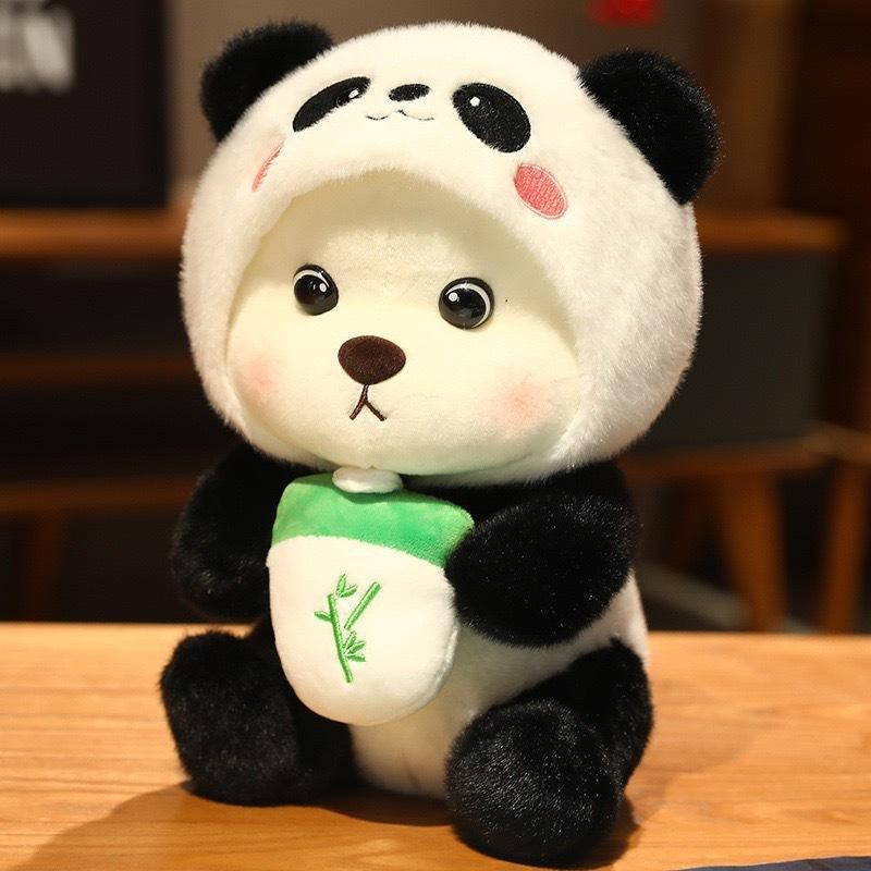 Crossdressing Capibara Unicorn/Panda Teddy Bear Doll Plush Toys Gift For Children